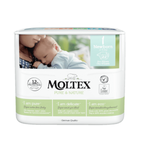 MOLTEX Pure & Nature Newborn 2-5 kg 22 kusů obraz