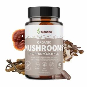 BLENDEA Mushrooms Organic BIO 60 kapslí obraz