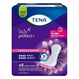 TENA Lady protect + maxi night inkontinenční vložky 6 kusů 760984 obraz