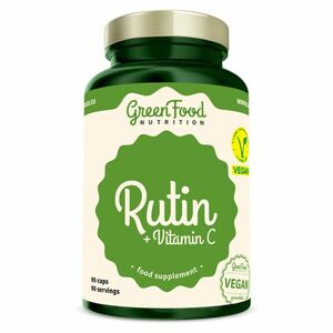 GREENFOOD NUTRITION Rutin a vitamin C 90 kapslí obraz