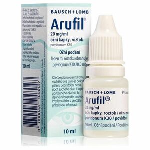 ARUFIL 20mg/ml oční kapky, roztok 10 ml obraz