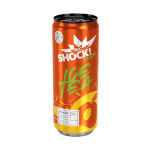 BIG SHOCK! Ice tea black peach 330 ml obraz