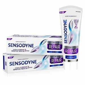 SENSODYNE Clinical Repair Active White zubní pasta 2 x 75 ml obraz