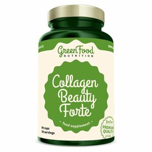 GREENFOOD NUTRITION Collagen beauty forte 90 kapslí obraz