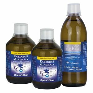 PHARMA ACTIV Koloidní minerály 2x 300 ml + Koloidní stříbro 10 ppm 500 ml obraz