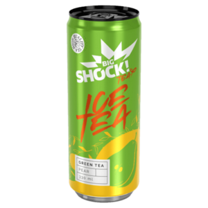 BIG SHOCK! Ice tea green pear 330 ml obraz