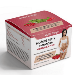 MOVIT ENERGY Močové cesty D-Manóza + Brusinky plus 30 sáčků obraz