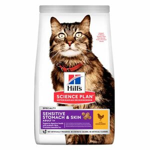 HILL'S Fel. Dry SP Adult Sen.Stomach&Skin Chicken1, 5kg obraz