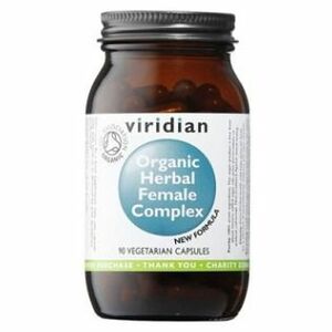 VIRIDIAN Nutrition organic herbal female complex 90 kapslí obraz