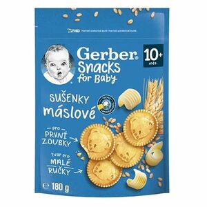 GERBER Snacks máslové sušenky 10m+ 180 g obraz