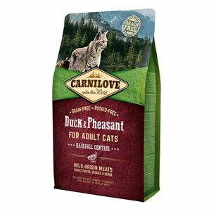 CARNILOVE Duck & Pheasant Hairball Contr granule pro kočky 1 ks, Hmotnost balení: 6 kg obraz