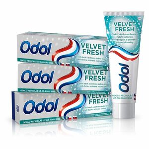 ODOL Zubní pasta Velvet Fresh 3 x 75 ml obraz