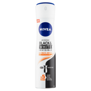 NIVEA Black&White Invisible Ultimate Impact Antiperspirant sprej 150 ml obraz