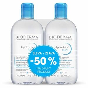 BIODERMA Hydrabio H2O Micelární voda Výhodné balení 1+1 500 ml obraz