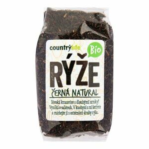 COUNTRY LIFE Rýže černá natural 500 g BIO obraz