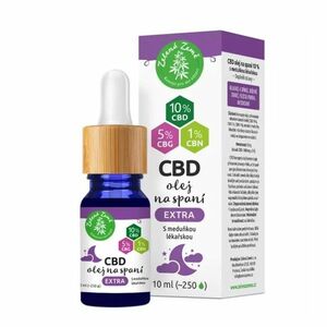 ZELENÁ ZEMĚ CBD kapky na spaní extra 10 ml obraz