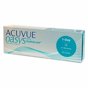 JOHNSON & JOHNSON Acuvue Oasys with HydraLuxe jednodenní 30 čoček, Počet dioptrií: -10, 00, Počet kusů v balení: 30 ks, Průměr: 14, 3, Zakřivení: 8, 5 obraz