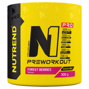 NUTREND N1 Pro koncentrovaný preworkout lesní plody 300 g obraz