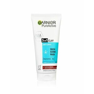 Garnier Skin Naturals Pure 3v1 gel, peeling a maska 150 ml obraz