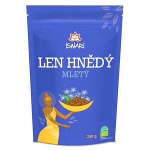 Iswari BIO Len hnědý mletý 250 g obraz