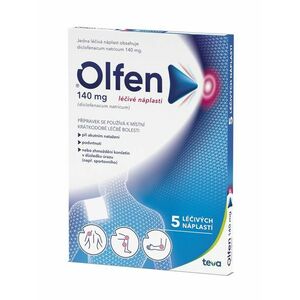 Olfen 140 mg léčivé náplasti 5 ks obraz