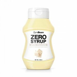 GymBeam Bezkalorický sirup white chocolate 350 ml obraz