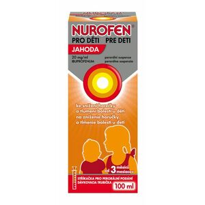 Nurofen pro děti jahoda suspenze 100 ml obraz