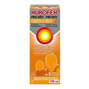 Nurofen pro děti 20 mg/ml pomeranč suspenze 100 ml obraz