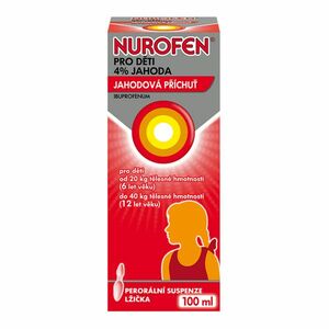 Nurofen pro děti 4 % jahoda suspenze 100 ml obraz