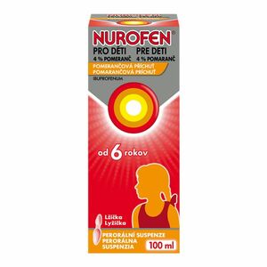 Nurofen pro děti 4 % pomeranč suspenze 100 ml obraz