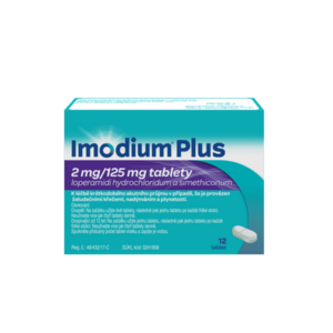 Imodium Plus 2 mg/125 mg 12 tablet obraz