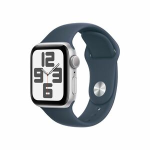 Apple Watch SE 40 mm sport band M/L smart hodinky Silver/Storm Blue obraz