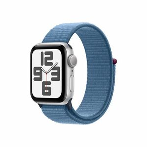 Apple Watch SE 40 mm sport loop smart hodinky Silver/Winter Blue obraz