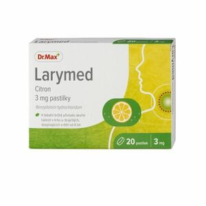 Dr. Max Larymed Citron 3 mg 20 pastilek obraz