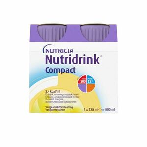 Nutridrink Compact s příchutí vanilkovou 4x125 ml obraz