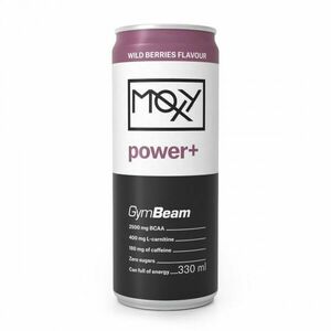 GymBeam Moxy power+ Energy Drink wild berries 330 ml obraz