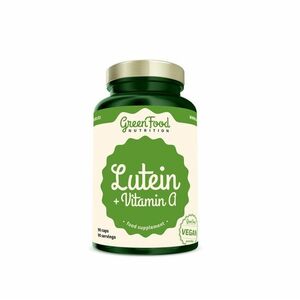 GreenFood Nutrition Lutein + Vitamin A 90 kapslí obraz