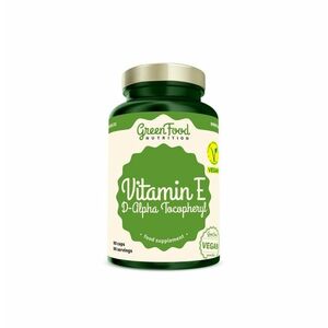 GreenFood Nutrition Vitamin E D-Alpha Tocopheryl 90 kapslí obraz