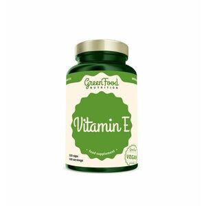GREENFOOD NUTRITION Vitamin E 120 kapslí obraz