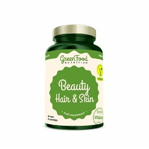 GreenFood Nutrition Beauty Hair & Skin 90 kapslí obraz