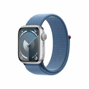 Apple Watch S9 41 mm sport loop smart hodinky Silver/Winter Blue obraz