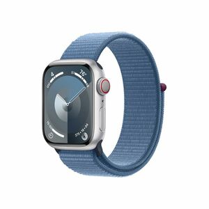 Apple Watch S9 Cellular 41 mm sport loop smart hodinky Silver/Winter Blue obraz