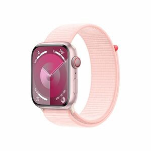 Apple Watch S9 Cellular 41 mm sport loop smart hodinky Pink/Light Pink obraz