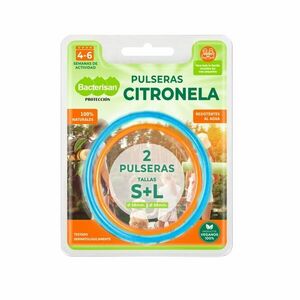 Bacterisan Repelentní náramek s citronelou 58 mm a 68 mm 2 ks obraz