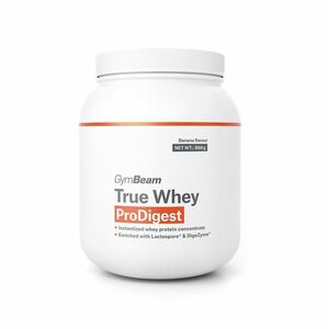 GymBeam True Whey ProDigest banana 900 g obraz