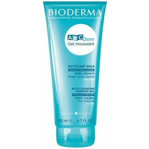 BIODERMA ABCDerm Gel moussant jemný pěnivý čisticí gel pro kojence a děti 200 ml obraz