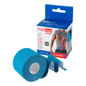 FIXATAPE SPORT kinesio tejpovací páska 5cm x 5m modrá obraz