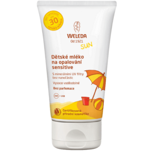 WELEDA Dětské mléko na opalování SPF30 sensitive 150 ml obraz