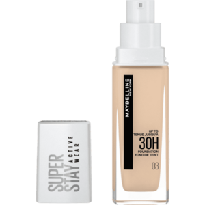 MAYBELLINE NEW YORK SuperStay Active Wear 03 True Ivory dlouhotrvající vysoce krycí make-up 30 ml obraz