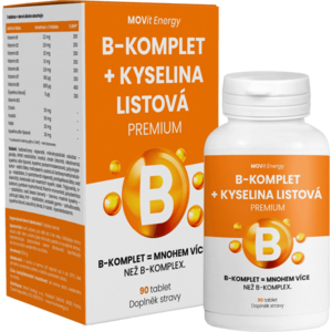 MOVIT ENERGY B-Komplet + Kyselina listová PREMIUM 90 tablet obraz